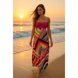 judith colorful maxi dress Judith
